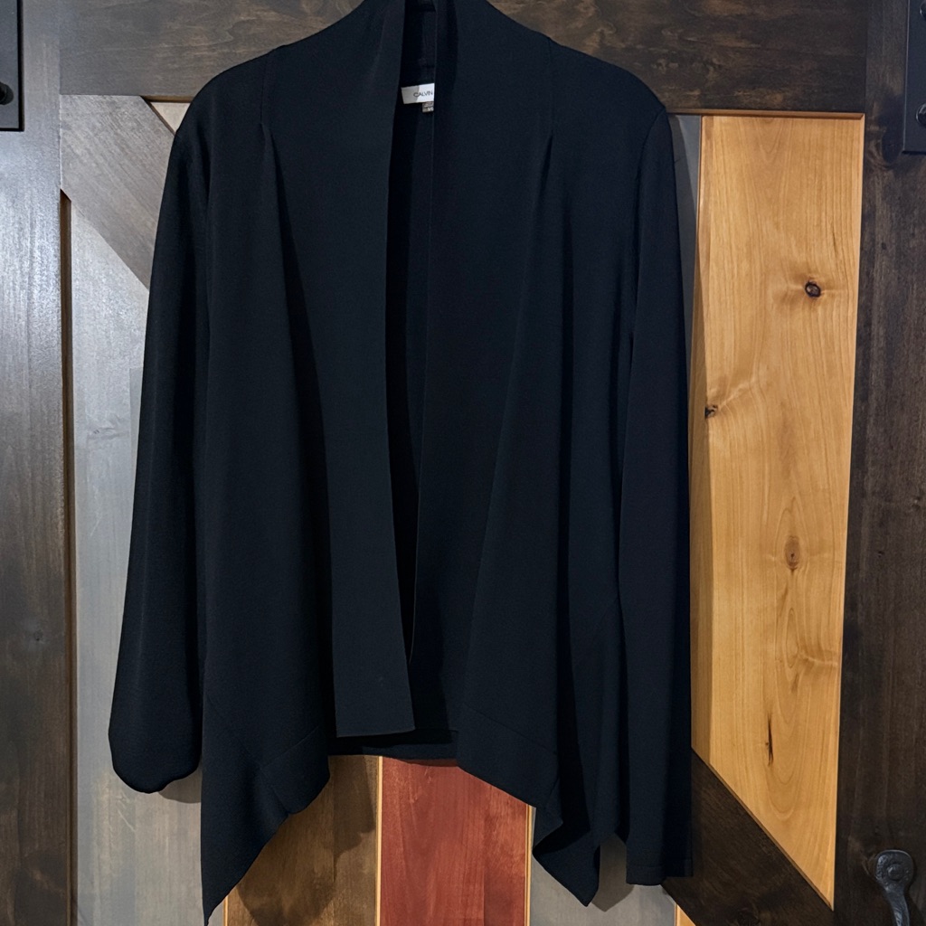 Calvin Klein Black Women's Cardigan Dressy
